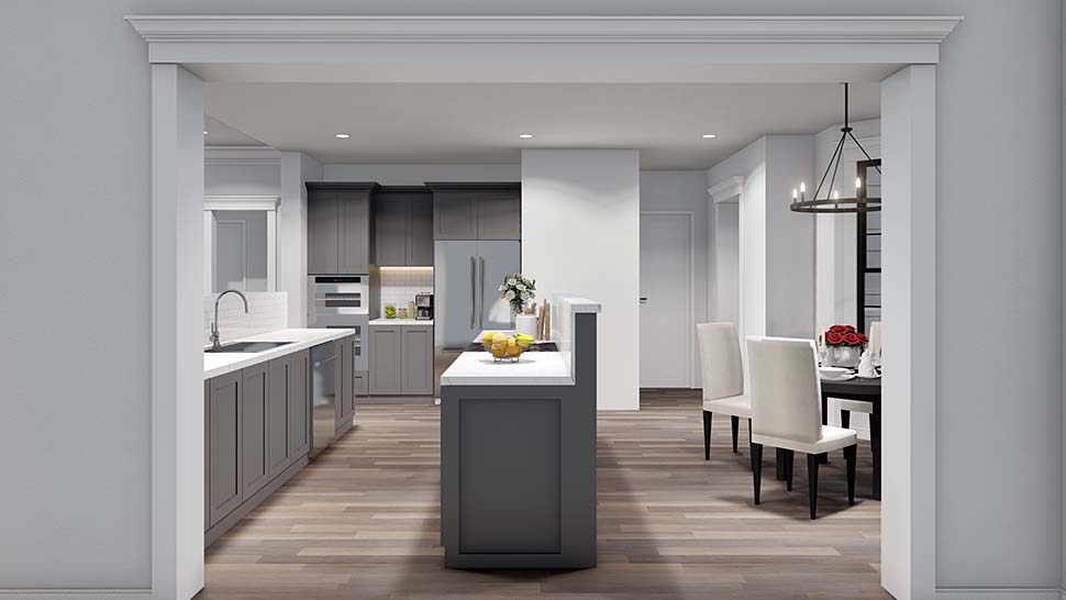 Colonial, Country, Southern Plan with 2148 Sq. Ft., 4 Bedrooms, 3 Bathrooms, 2 Car Garage Picture 8