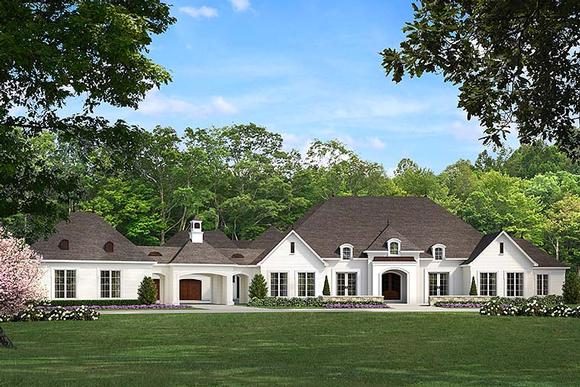 European, French Country House Plan 82481 with 5 Beds, 7 Baths, 4 Car Garage Elevation