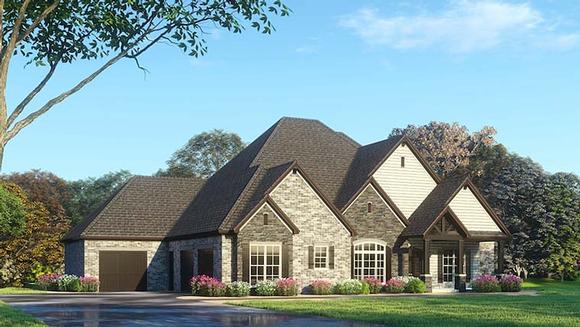 European, Traditional House Plan 82492 with 4 Beds, 6 Baths, 3 Car Garage Elevation