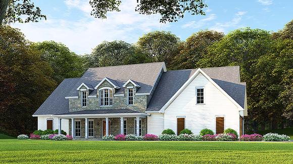 Cottage, Country, Southern House Plan 82503 with 6 Beds, 4 Baths, 2 Car Garage Elevation