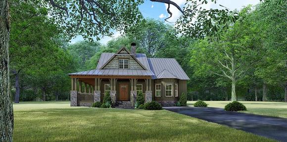 Bungalow, Country, Craftsman House Plan 82529 with 3 Beds, 2 Baths Elevation