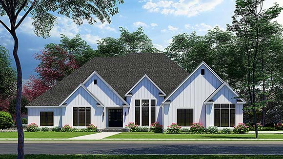 European, Traditional House Plan 82636 with 3 Beds, 6 Baths, 3 Car Garage Elevation