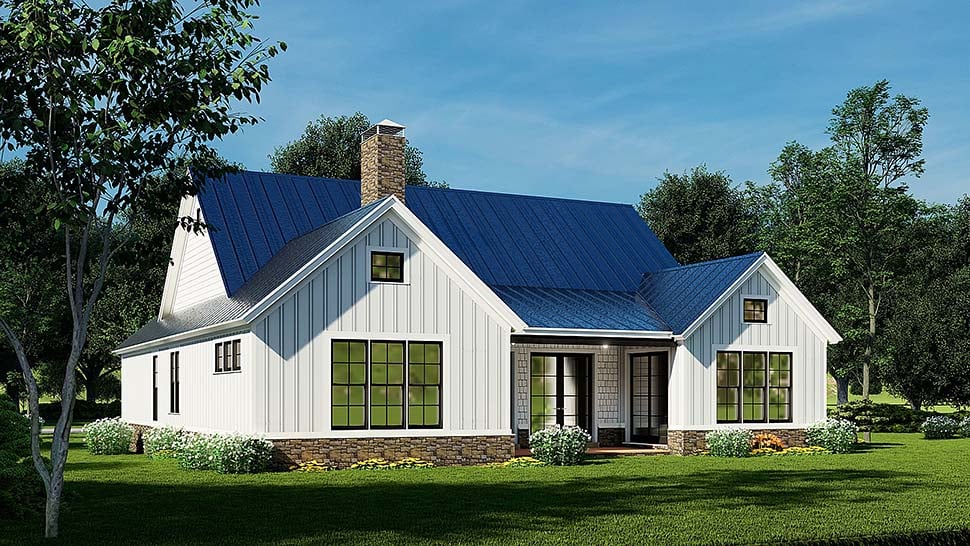 Bungalow, Craftsman, Farmhouse, Traditional Plan with 1998 Sq. Ft., 3 Bedrooms, 3 Bathrooms, 2 Car Garage Picture 7