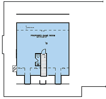 Country, Farmhouse, Southern, Traditional House Plan 82676 with 3 Beds, 3 Baths, 3 Car Garage Second Level Plan