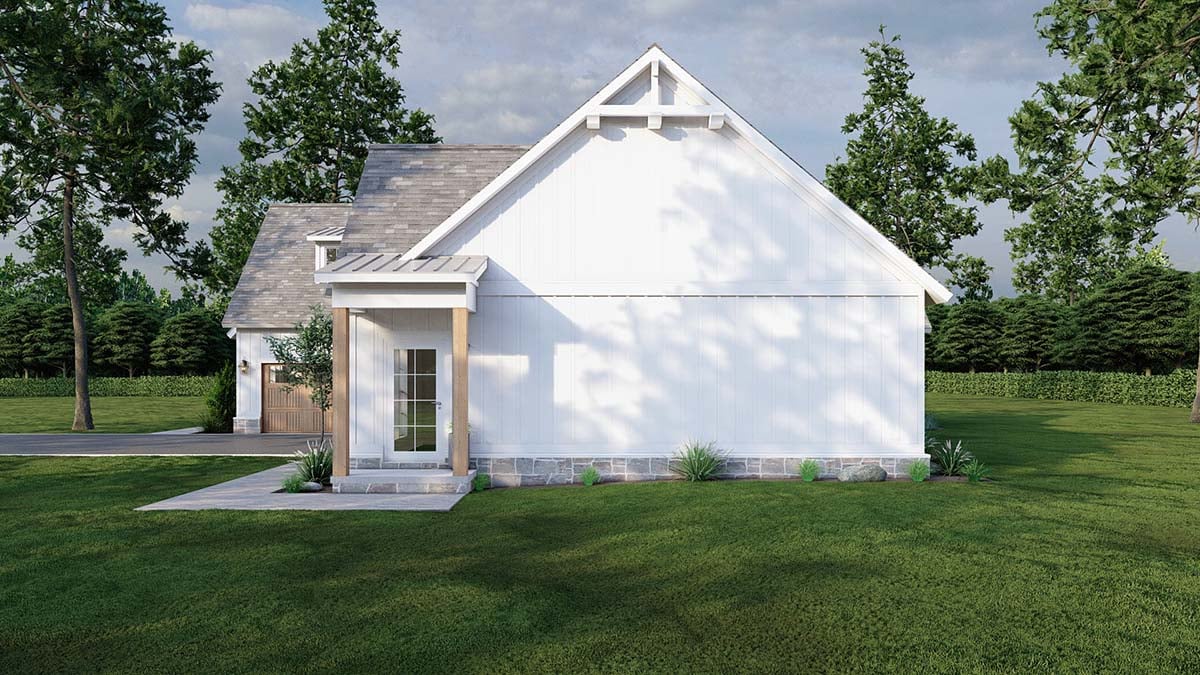 Bungalow, Contemporary, Country, Craftsman, Farmhouse Plan with 2715 Sq. Ft., 5 Bedrooms, 4 Bathrooms, 4 Car Garage Picture 2