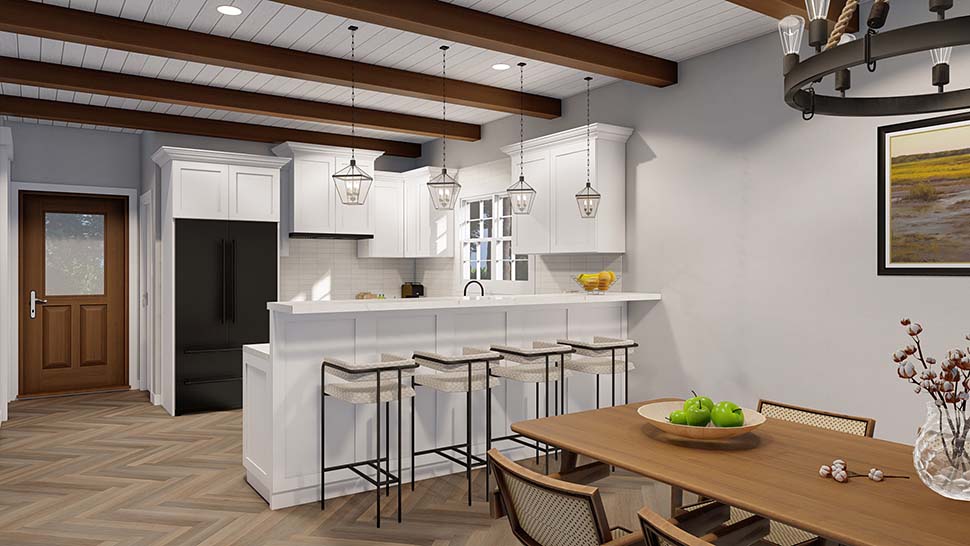 Cabin, Farmhouse Plan with 1571 Sq. Ft., 2 Bedrooms, 3 Bathrooms Picture 13