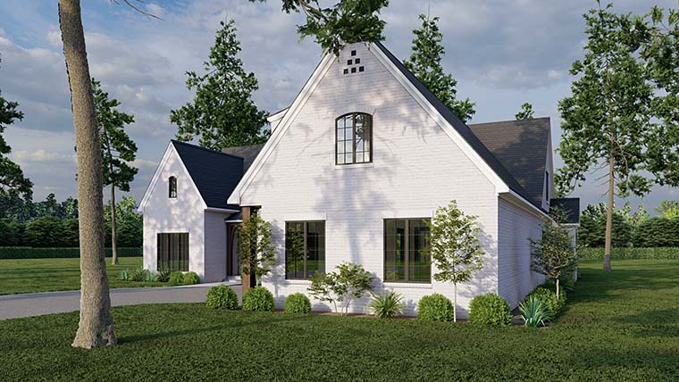 Bungalow, Contemporary, Craftsman, European, Southern, Traditional Plan with 2998 Sq. Ft., 3 Bedrooms, 4 Bathrooms, 2 Car Garage Picture 6