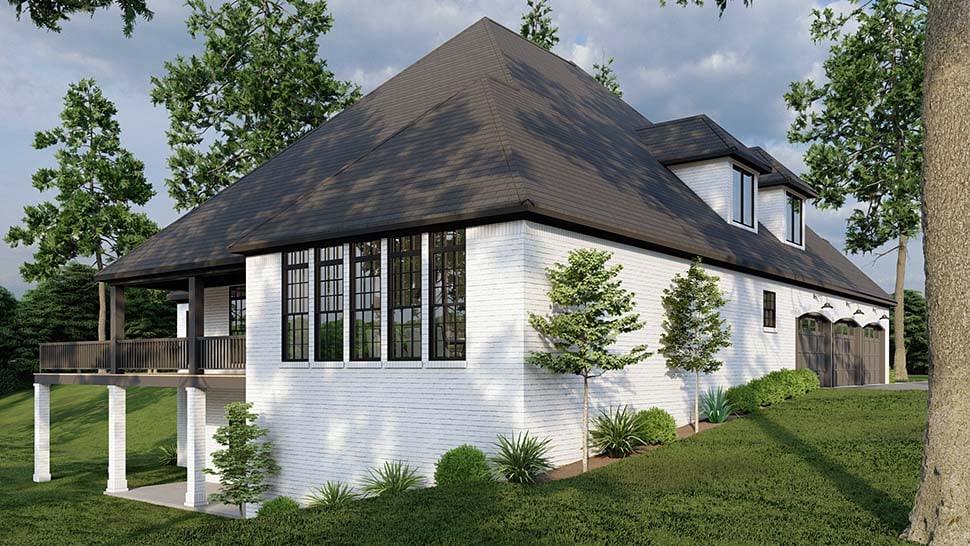 Contemporary, European, Modern Plan with 5009 Sq. Ft., 5 Bedrooms, 5 Bathrooms, 3 Car Garage Picture 7