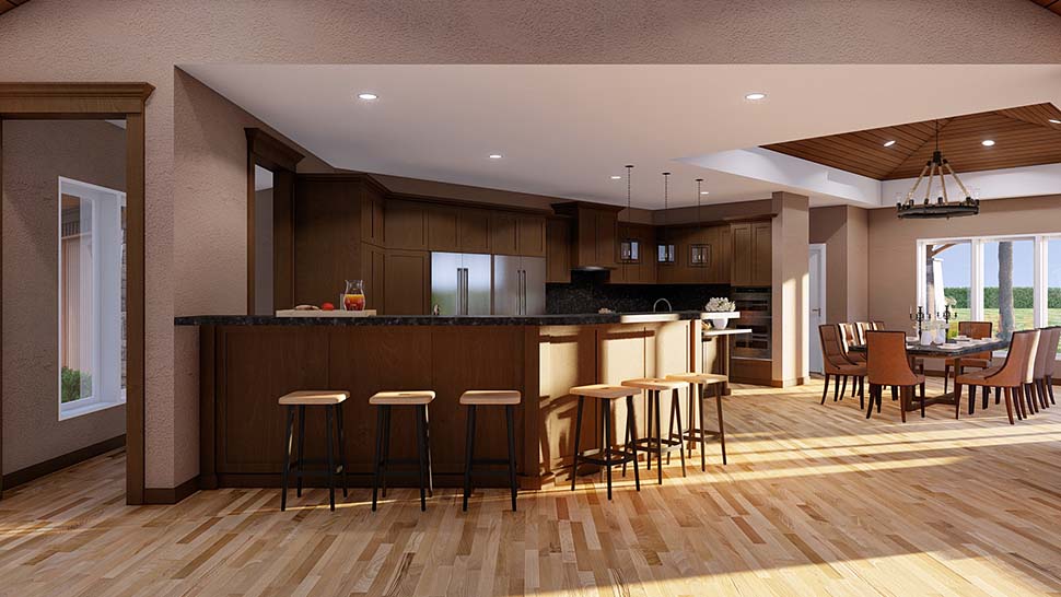 Contemporary, Prairie, Tuscan Plan with 3638 Sq. Ft., 4 Bedrooms, 3 Bathrooms, 3 Car Garage Picture 17