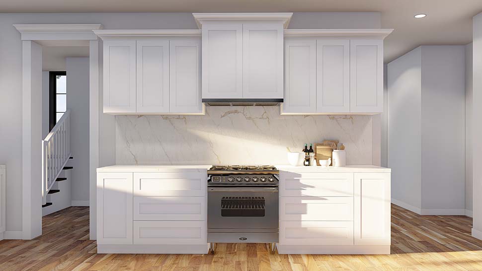 Contemporary, European, French Country Plan with 3299 Sq. Ft., 4 Bedrooms, 4 Bathrooms, 2 Car Garage Picture 16