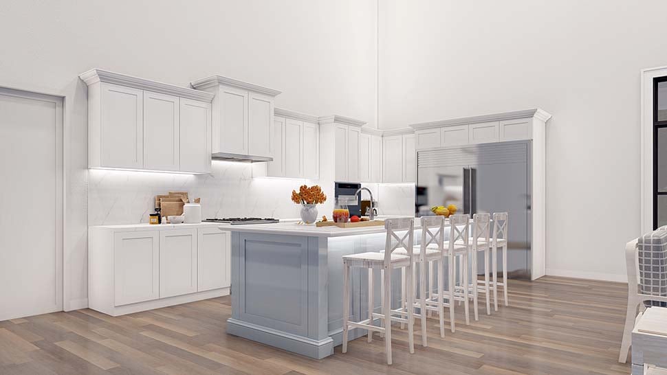 Barndominium, Farmhouse Plan with 3779 Sq. Ft., 5 Bedrooms, 6 Bathrooms, 4 Car Garage Picture 14