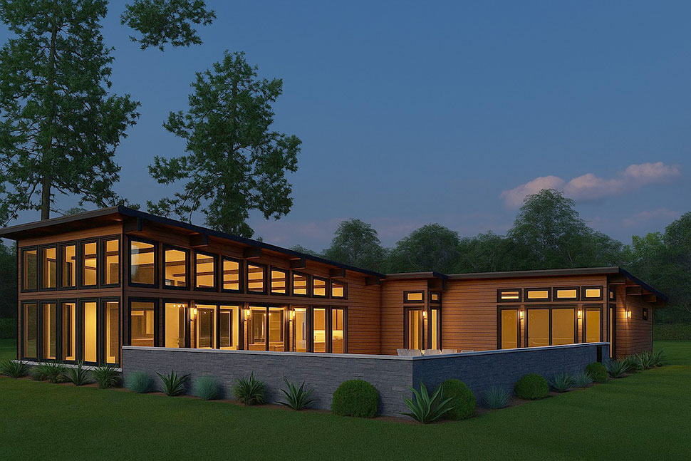 Coastal, Contemporary, Modern Plan with 2480 Sq. Ft., 3 Bedrooms, 3 Bathrooms, 2 Car Garage Picture 22