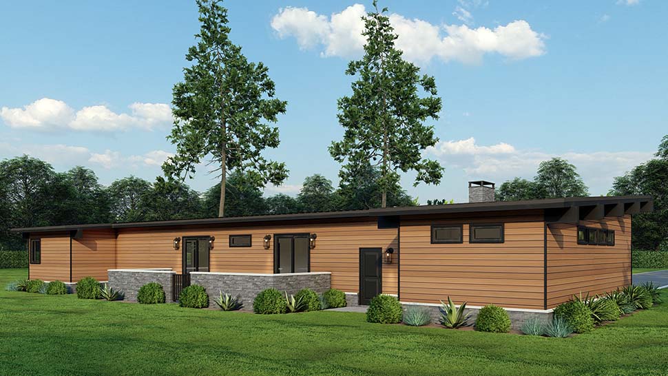 Coastal, Contemporary, Modern Plan with 2480 Sq. Ft., 3 Bedrooms, 3 Bathrooms, 2 Car Garage Picture 7