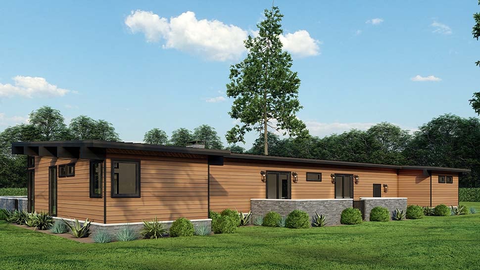 Coastal, Contemporary, Modern Plan with 2480 Sq. Ft., 3 Bedrooms, 3 Bathrooms, 2 Car Garage Picture 8