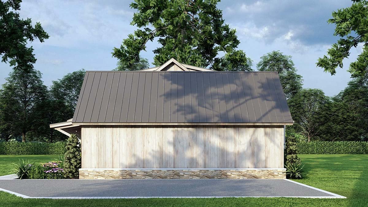 Coastal, Farmhouse Plan with 1873 Sq. Ft., 3 Bedrooms, 4 Bathrooms Picture 2