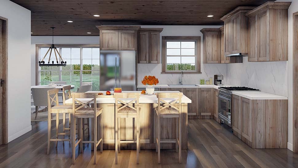 Coastal, Farmhouse Plan with 1873 Sq. Ft., 3 Bedrooms, 4 Bathrooms Picture 11