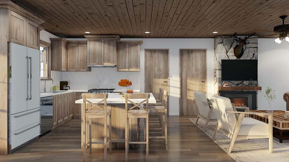 Coastal, Farmhouse Plan with 1873 Sq. Ft., 3 Bedrooms, 4 Bathrooms Picture 13