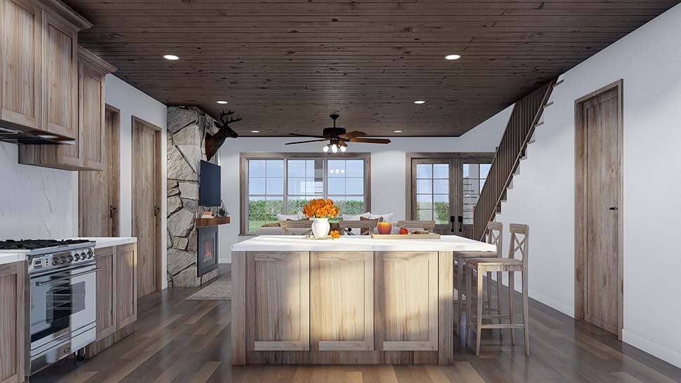 Coastal, Farmhouse Plan with 1873 Sq. Ft., 3 Bedrooms, 4 Bathrooms Picture 14