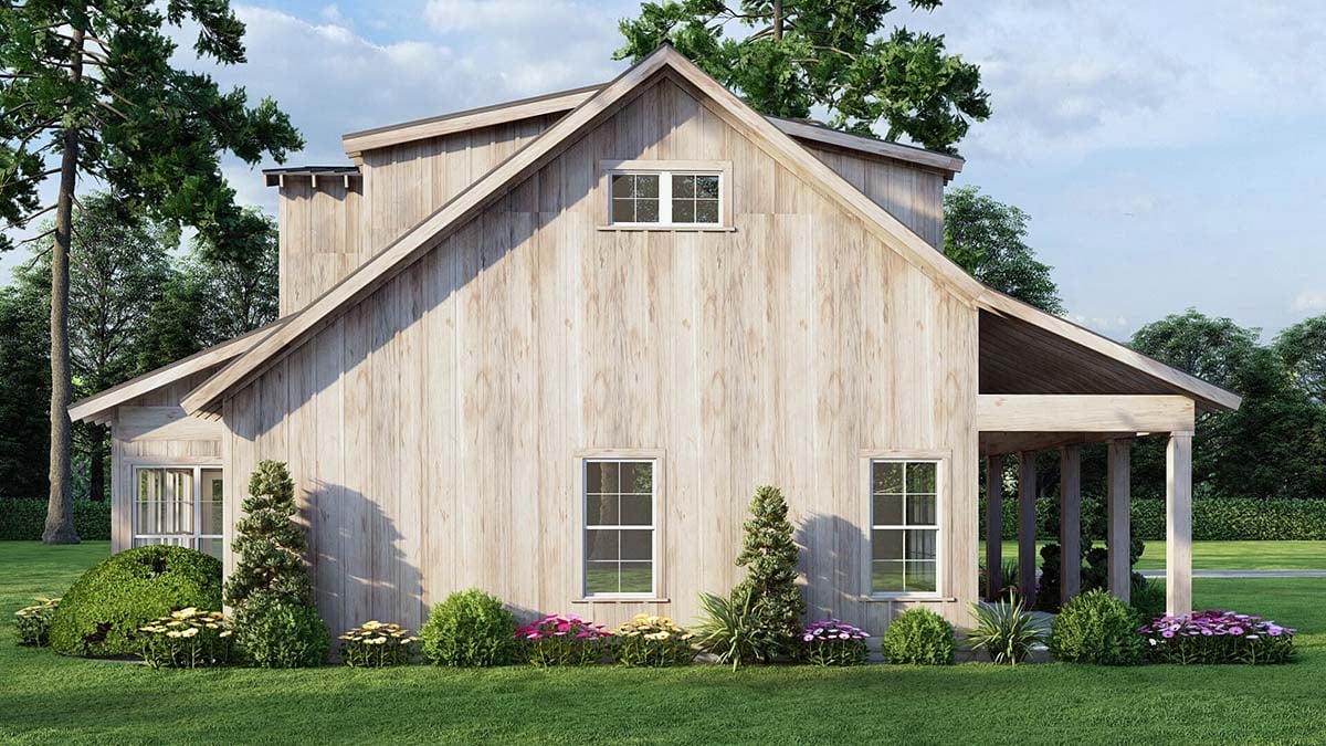 Coastal, Farmhouse Plan with 1873 Sq. Ft., 3 Bedrooms, 4 Bathrooms Picture 3