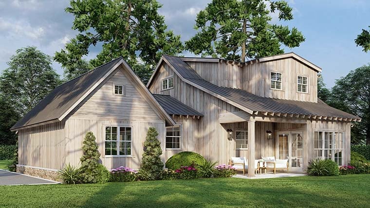 Coastal, Farmhouse Plan with 1873 Sq. Ft., 3 Bedrooms, 4 Bathrooms Picture 6