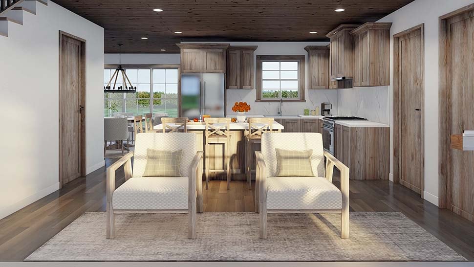 Coastal, Farmhouse Plan with 1873 Sq. Ft., 3 Bedrooms, 4 Bathrooms Picture 10