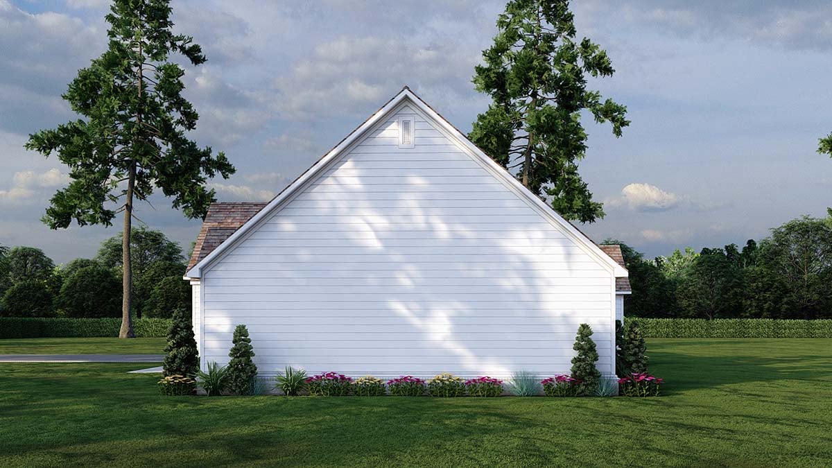 Country, Farmhouse Plan with 1967 Sq. Ft., 3 Bedrooms, 3 Bathrooms, 3 Car Garage Picture 2