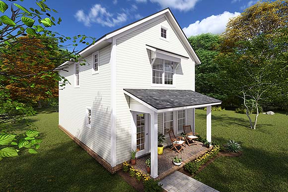 Cottage, Country House Plan 82817 with 3 Beds, 3 Baths Elevation