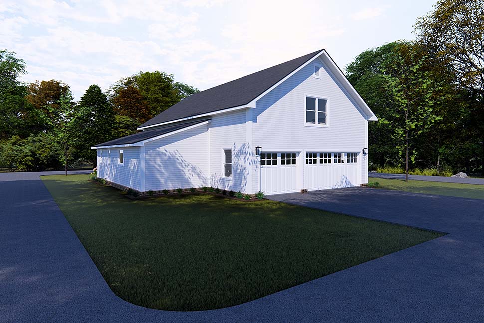 House Plan 82848 - Farmhouse Style with 2228 Sq Ft, 4 Bed, 3 Bath