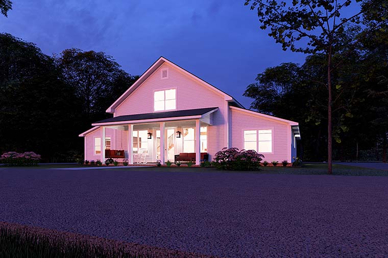 House Plan 82848 - Farmhouse Style with 2228 Sq Ft, 4 Bed, 3 Bath