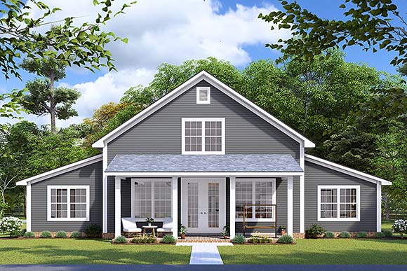 Barndominium, Farmhouse House Plan 82849 with 3 Beds, 2 Baths, 3 Car Garage Elevation
