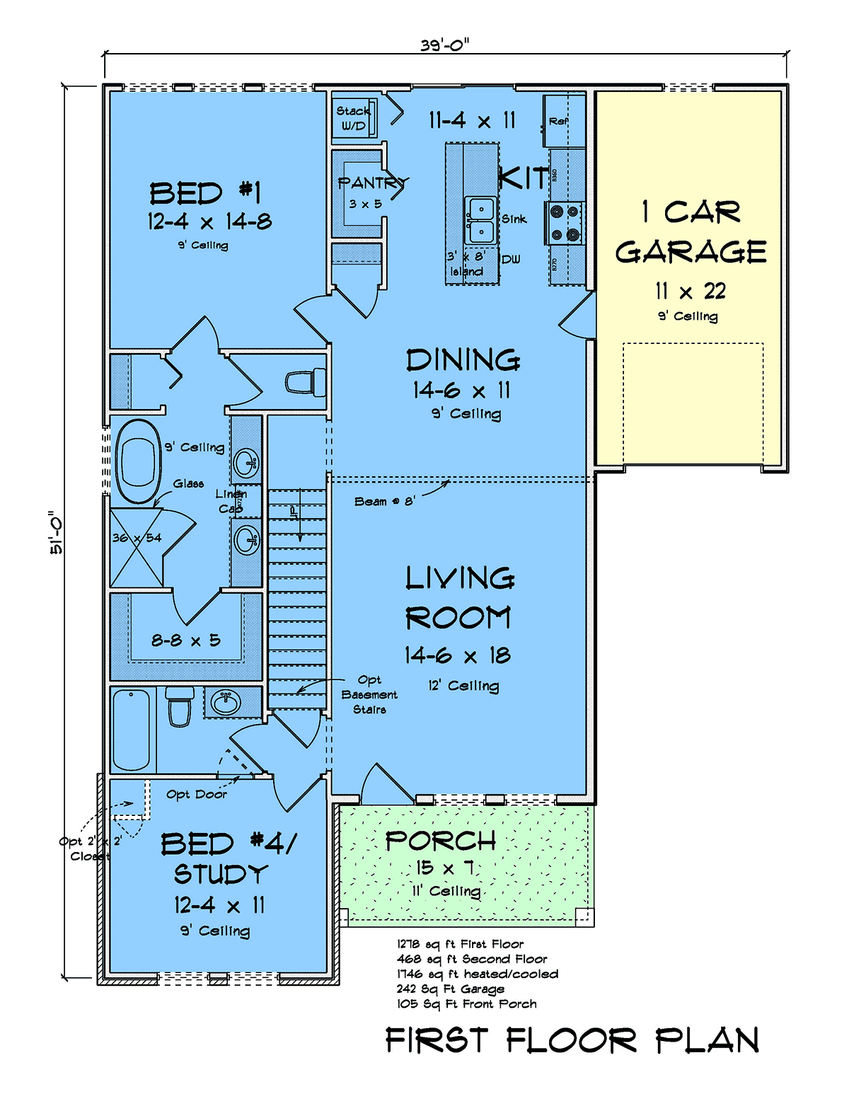 お見積もり専用ページ(#270) House Plan 82882 - Traditional Style with 1746 Sq Ft, 4 Bed