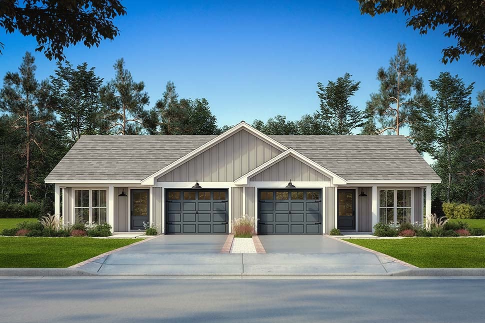 Country, Farmhouse, Traditional Plan with 2196 Sq. Ft., 4 Bedrooms, 4 Bathrooms, 2 Car Garage Picture 5
