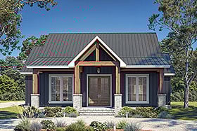 Plan Number 82977 - 1633 Square Feet