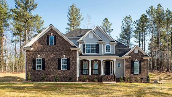 European, Traditional House Plan 83014 with 4 Beds, 3 Baths, 2 Car Garage Elevation