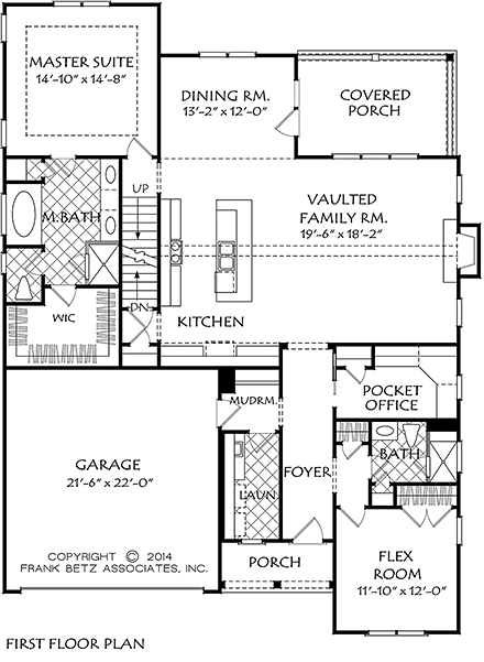 Bungalow, Cottage House Plan 83016 with 5 Beds, 3 Baths, 2 Car Garage First Level Plan