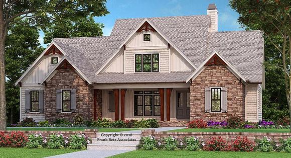 Country, Craftsman, Farmhouse House Plan 83017 with 4 Beds, 4 Baths, 2 Car Garage Elevation