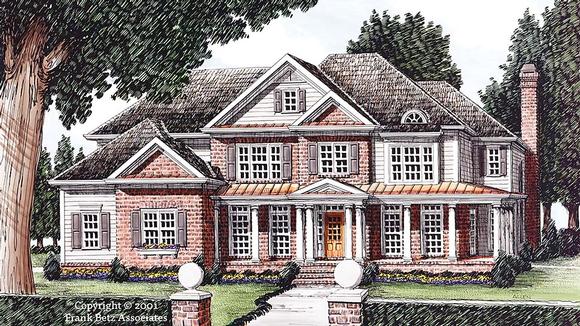 European, French Country House Plan 83062 with 5 Beds, 5 Baths, 3 Car Garage Elevation