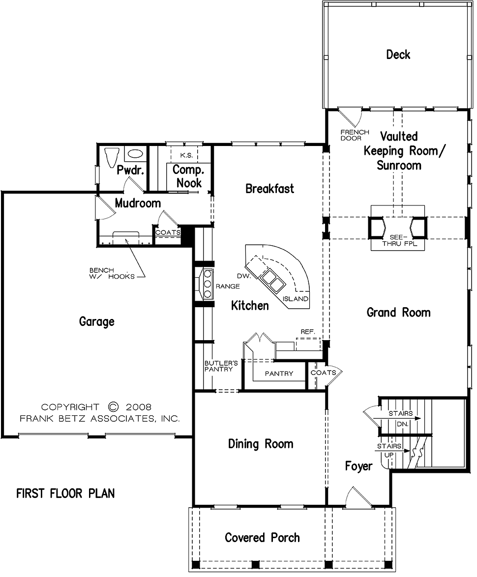 House Plan 83076 - Traditional Style with 3193 Sq Ft, 4 Bed, 3 Ba