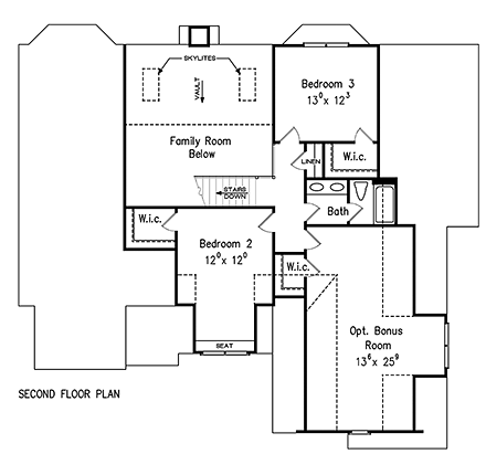 House Plan 83089 - Traditional Style with 2220 Sq Ft, 3 Bed, 2 Ba ...