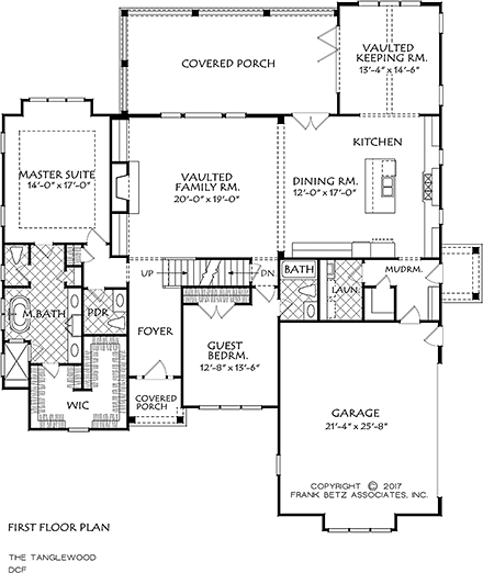 European, Traditional, Tudor House Plan 83098 with 4 Beds, 5 Baths, 2 Car Garage First Level Plan