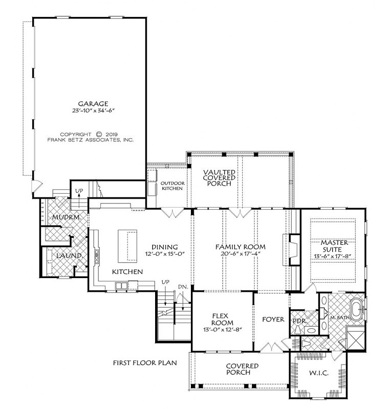 Country, Farmhouse, Traditional House Plan 83108 with 5 Beds, 5 Baths, 3 Car Garage Level One