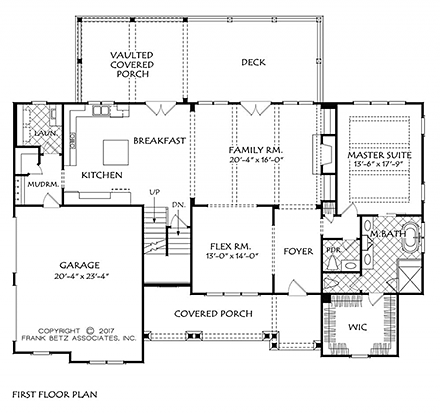 Craftsman, Modern House Plan 83111 with 3 Beds, 3 Baths, 2 Car Garage First Level Plan