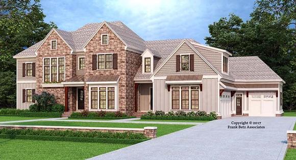 European, Modern, Traditional House Plan 83112 with 5 Beds, 5 Baths, 3 Car Garage Elevation