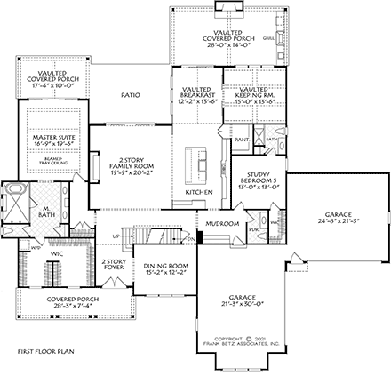 Country, European, Farmhouse, Traditional House Plan 83139 with 5 Beds, 6 Baths, 4 Car Garage First Level Plan