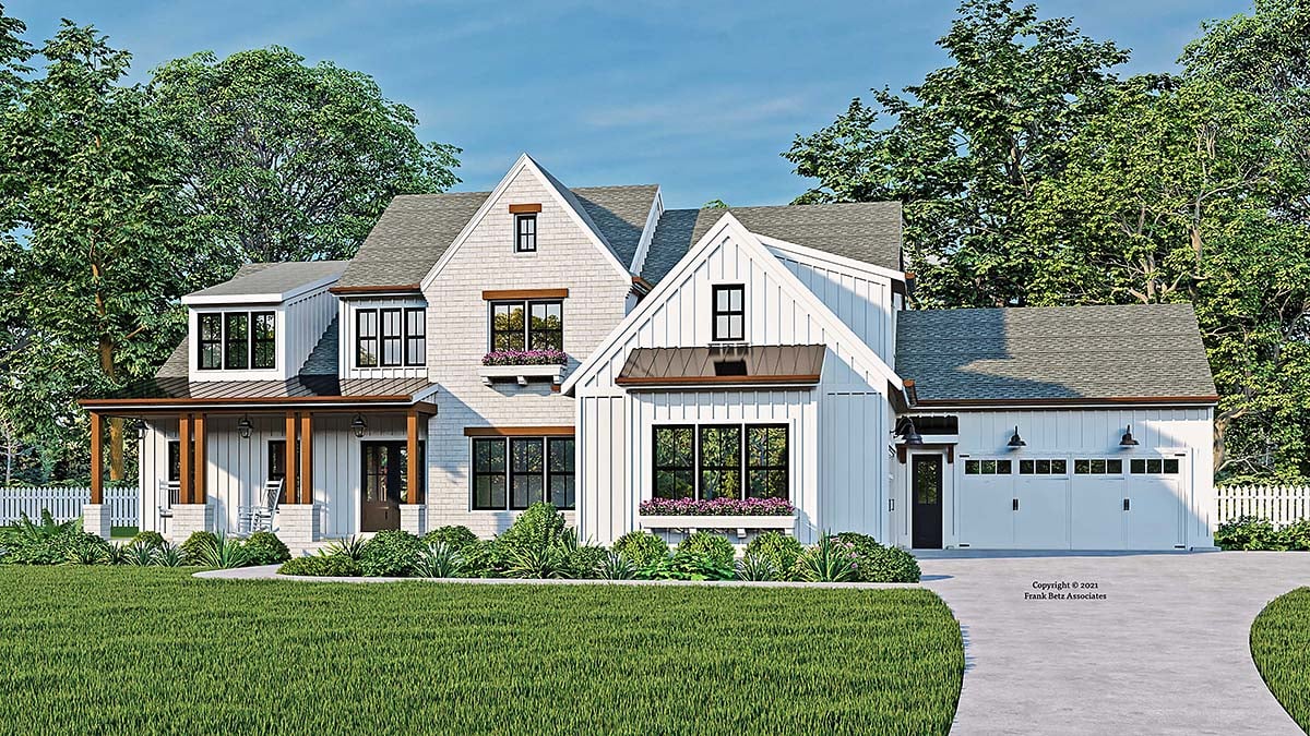 Country, European, Farmhouse, Traditional House Plan 83139 with 5 Beds, 6 Baths, 4 Car Garage Elevation