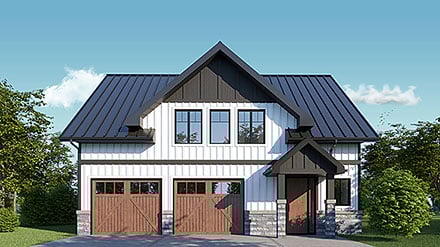 Garage-Living Plan 83337