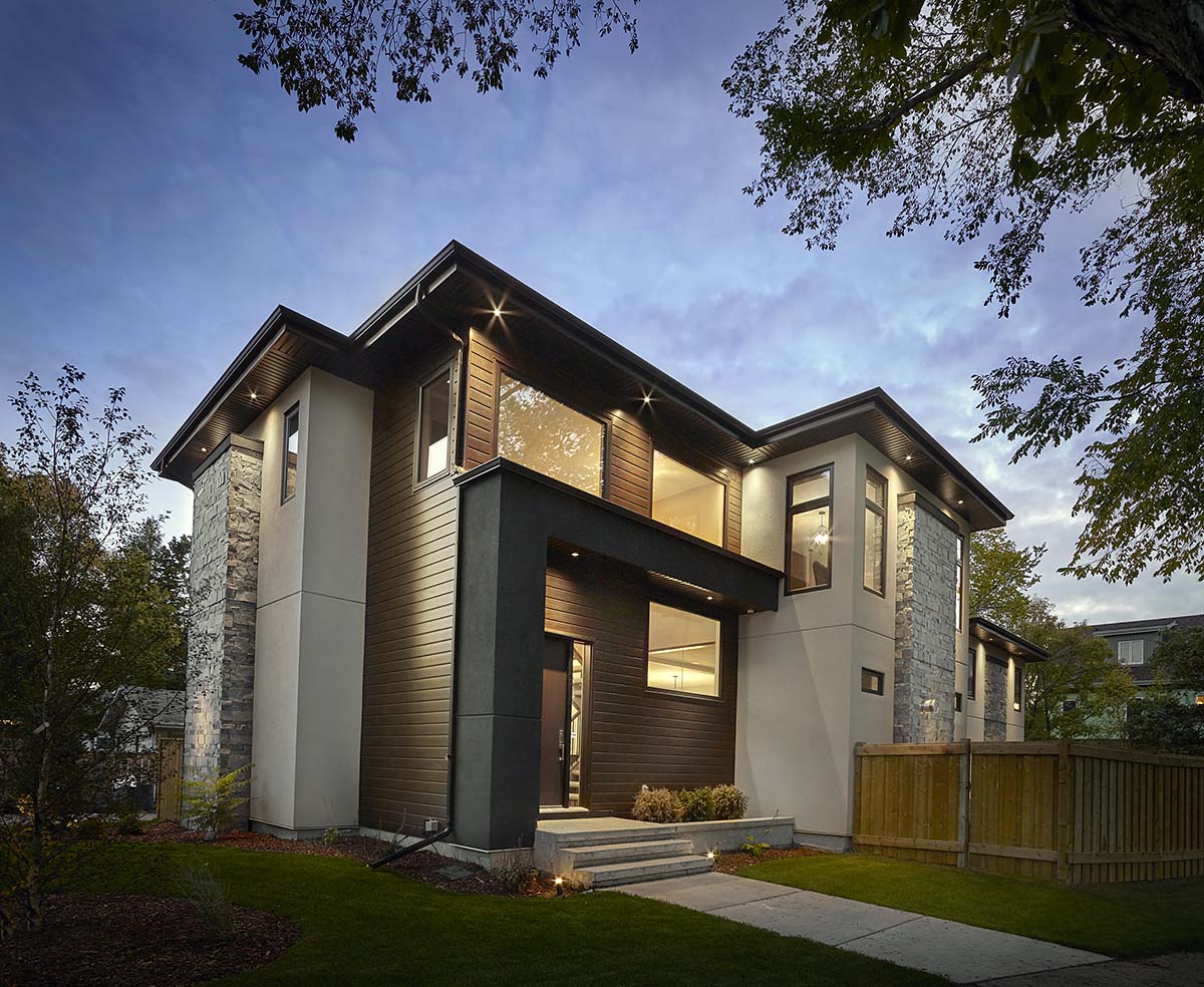 Modern Plan with 2428 Sq. Ft., 3 Bedrooms, 3 Bathrooms, 2 Car Garage Elevation