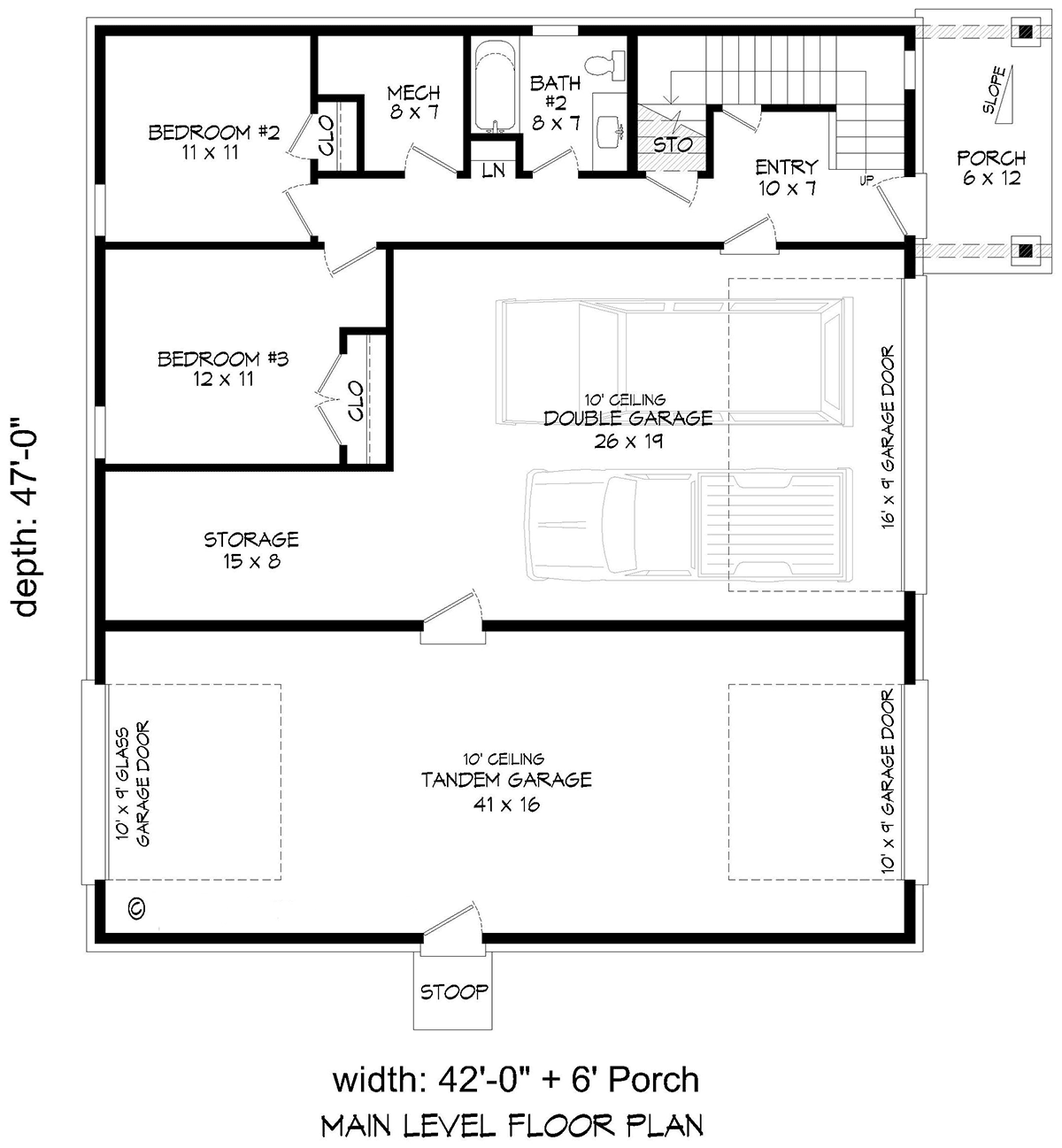 House Plan Modern Style With Sq Ft Bed Bath