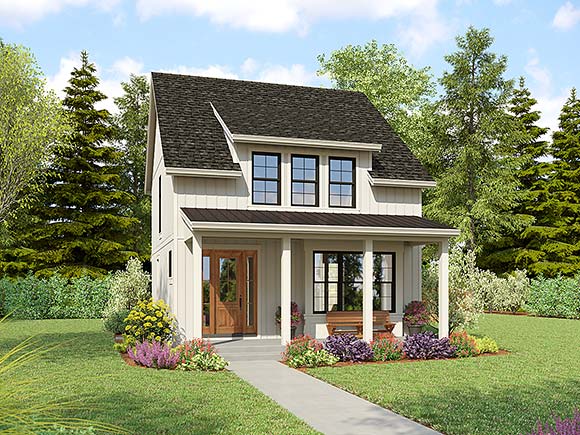 Country, Farmhouse, Traditional House Plan 83539 with 3 Beds, 3 Baths Elevation