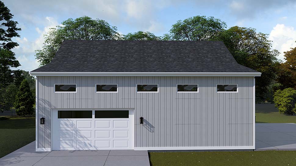 Country, Farmhouse Plan with 1069 Sq. Ft., 1 Bathrooms, 4 Car Garage Picture 10